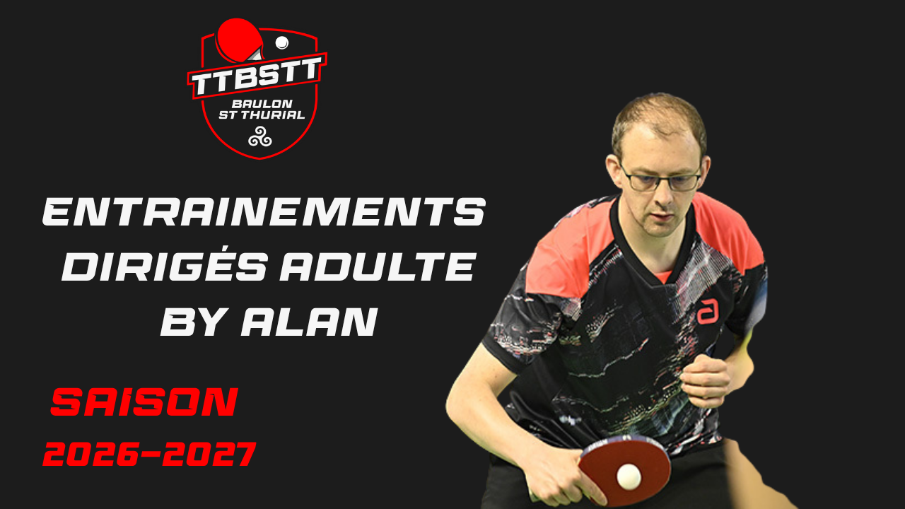 Les entraînements dirigés adultes sont de retour ! By Alan B