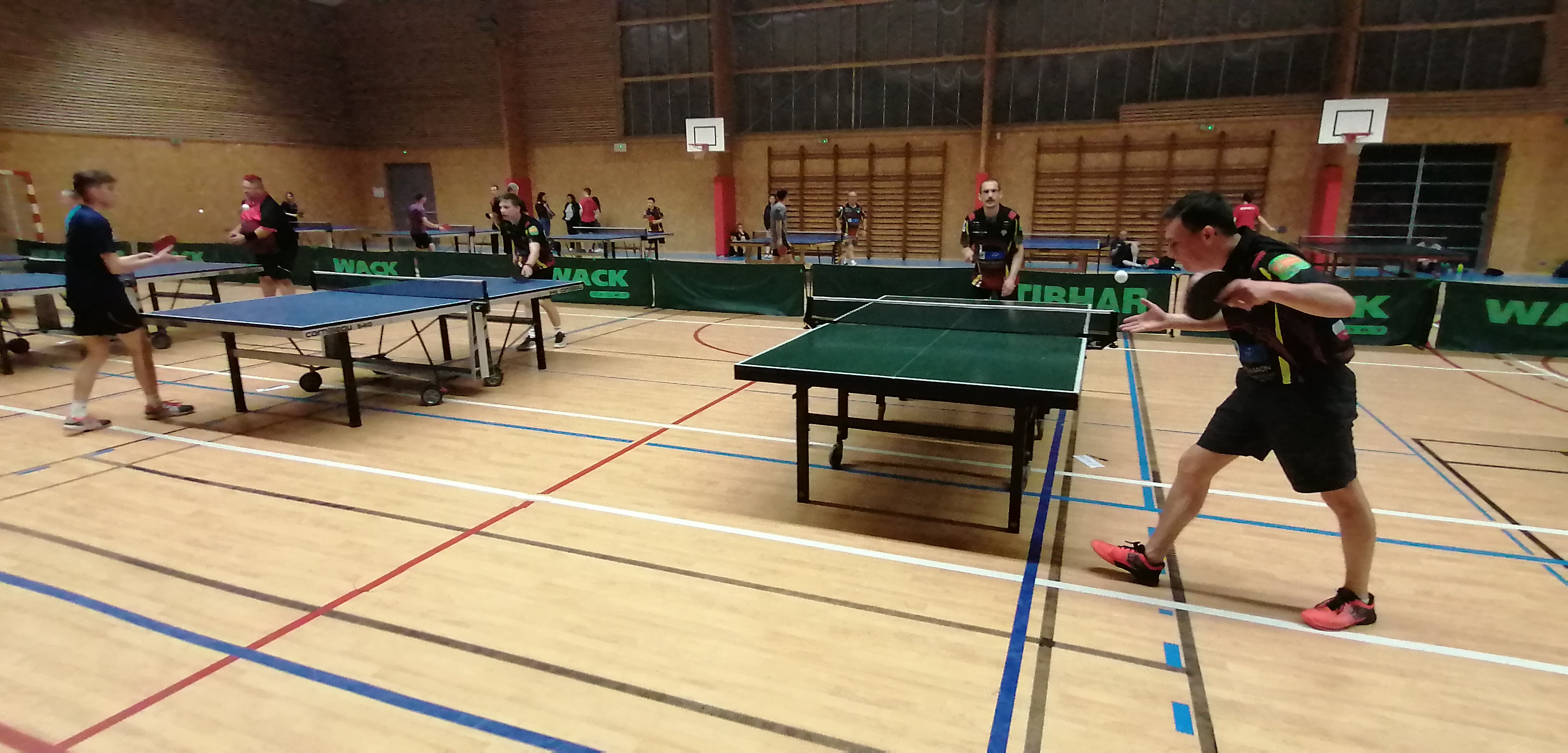 Pratique du tennis de table au TTBSTT
